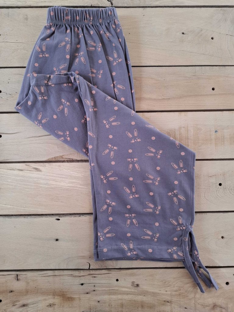 شلوارک خانگی کمرکشی بنددار