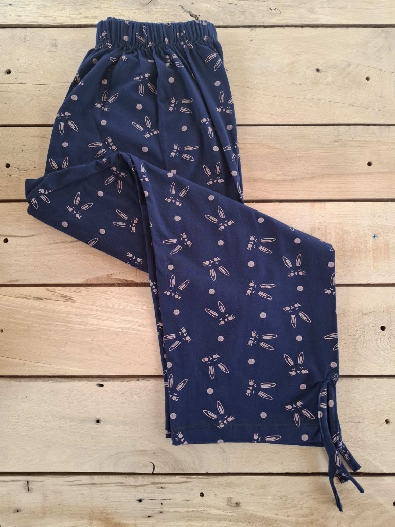 شلوارک خانگی کمرکشی بنددار