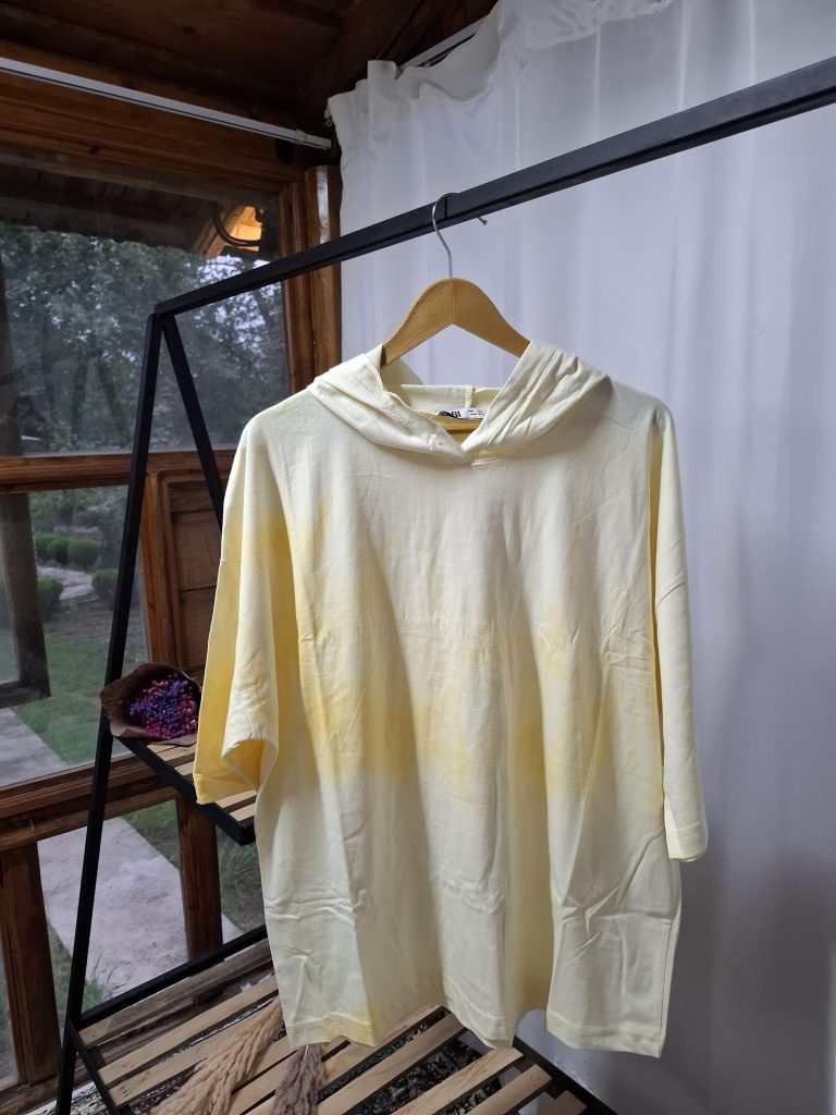 هودی آستین کوتاه آب رنگی