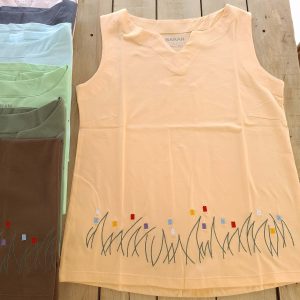 تاپ بندی طرح گل های رنگی ریز