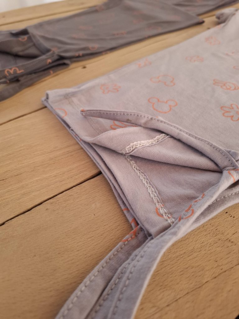 شلوارک خانگی پایین چاک دار