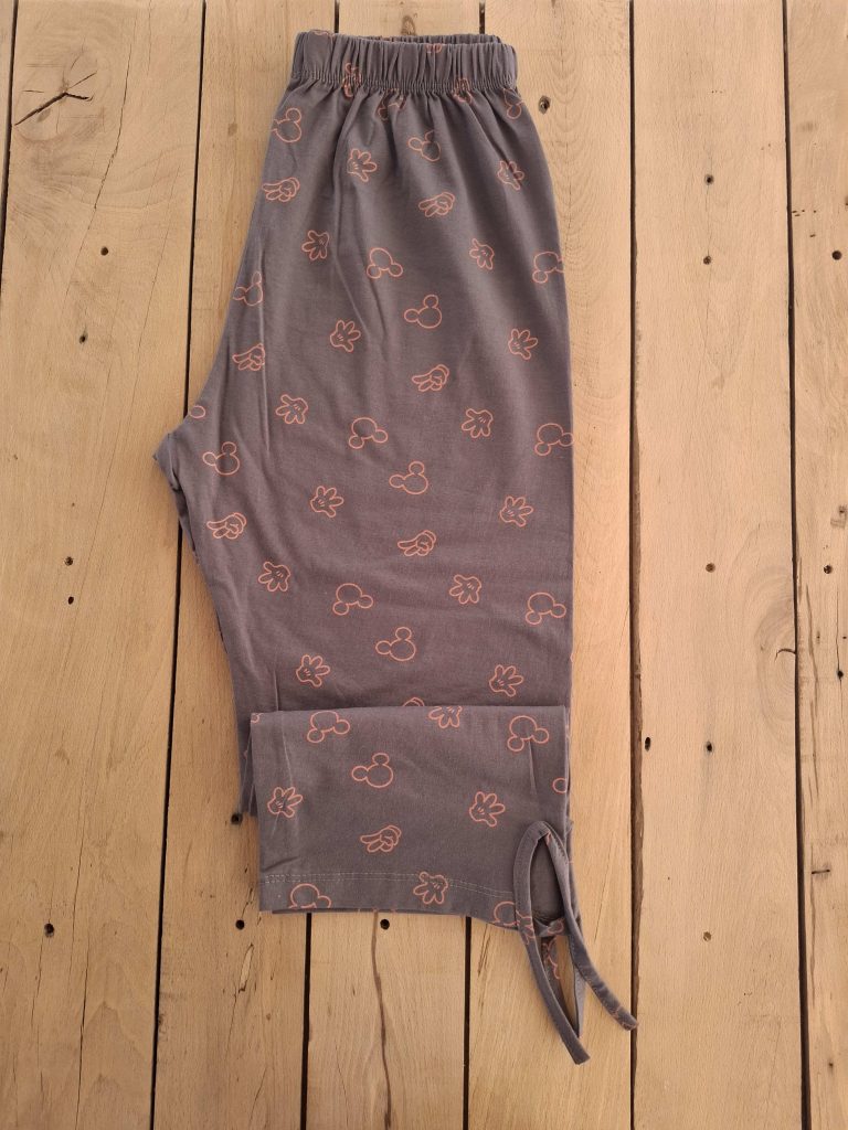 شلوارک خانگی پایین چاک دار