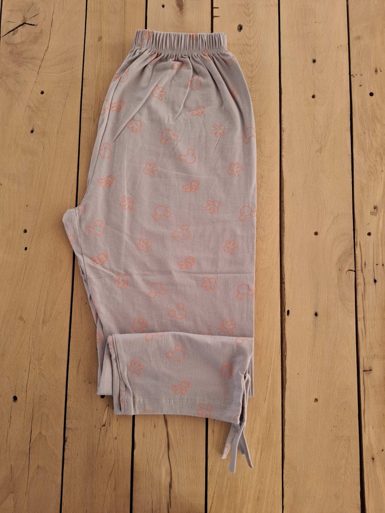 شلوارک خانگی پایین چاک دار