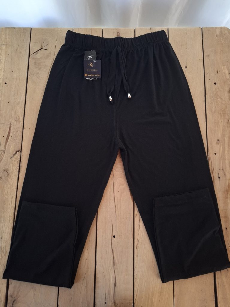 شلوار نخ پنبه مشکی