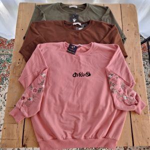 بلوز آستین گل دوزی شده