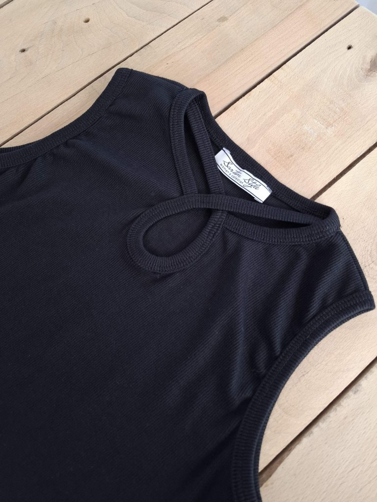 تاپ حلقه کبریتی بدون آستین