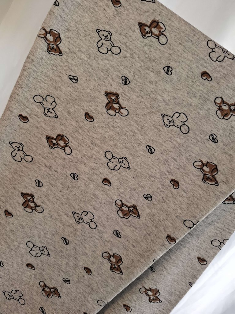 شلوار خانگی طرح‌دار طوسی