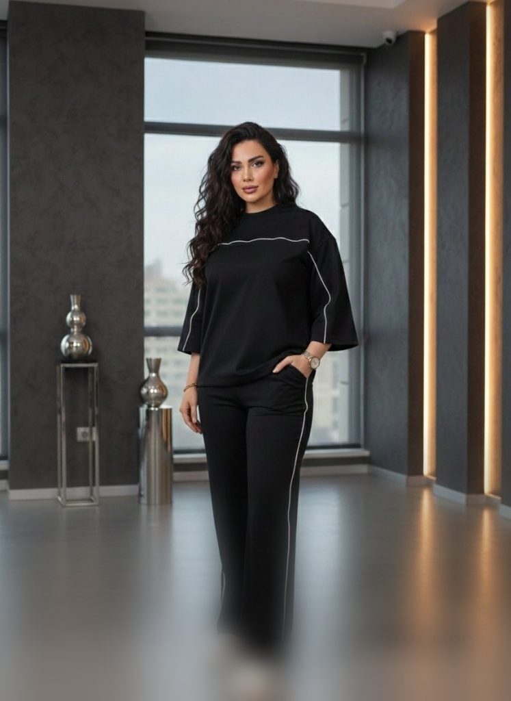 ست تیشرت شلوار بگ